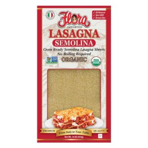 Flora Lasagne di semola Oven Ready – Pedana da 50 pezzi