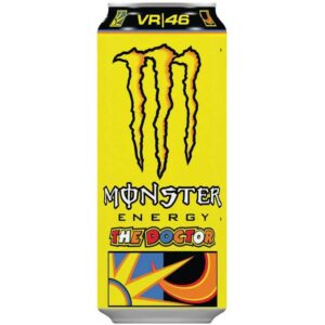 Monster Energy VR46 The Doctor 500 ml – Pedana 50 confezioni da 12 lattine