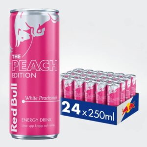 Red Bull White Peach – Pedana 50 confezioni da 24 lattine