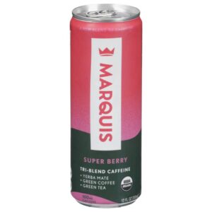 Marquis Organic Berry Energy Drink 12 fl oz – Pedana 50 confezioni da 12 lattine