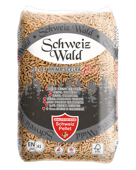Pellet Schweiz Wald – 1 bancale da 70 sacchi da 15 kg